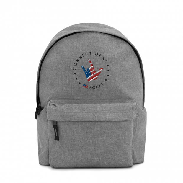 Embroidered Backpack