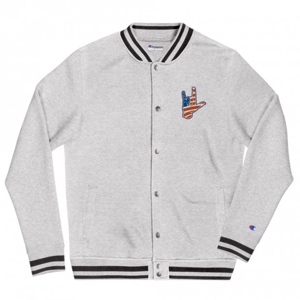 Embroidered Champion Bomber Jacket